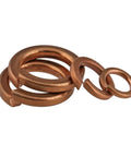 Assorted Copper Split Lock Washers And Flat Washers Set For M3 M4 M5 M6 M8 M10 M12 5 Pieces Built Tough For Quick Snug No Fuss Securing