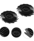 Two Pack Cash Counter Wheel Accessories For Fast, Smooth Money Handling At Banks And Supermarkets, black plastic gears
