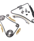 Engine Timing Chain Kit Replacement For Buick Regal LaCrosse Verano HHR Malibu Cobalt Equinox Terrain Pontiac G5 G6 2.0L 2.2L 2.4L 2006 To 2017 12680750 9-4201S components laid out