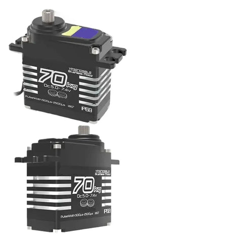 Pair Of Tough As Nails 70Kg Cm High Torque Digital Metal Gear Servo IP68 Waterproof, showcasing dual metal gear units.