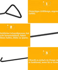 Two Piece 80 Centimeters Manhole Hook Lifter Set with triangular grip design and strong welding for covers and drains