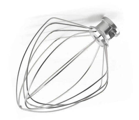 Six Quart Wire Whip Stainless Steel Stand Mixer Accessory Replacement To Whip Up Fluffy Whipped Cream And Egg Whites