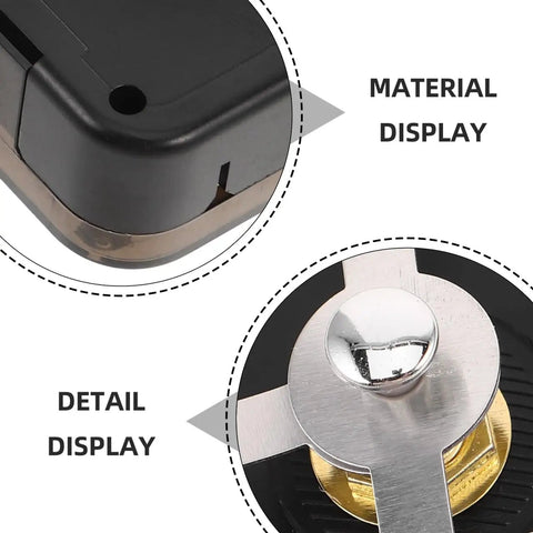 Vinyl Record Clock Mechanism Replacement Kit With Precise Timekeeping And Durable Hands material and detail close-up