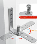 Installed view: Taluokong saloon door hinges, self-return, 304 stainless steel, 2-pack, 50–110 lb capacity