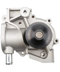 Heavy Duty Water Pump For Subaru Naturally Aspirated Engines Straight Bolt Up Coolant Swap For 1993 2005 Impreza Legacy Forester Outback Baja 1.8 2.2 2.5 H4 Engine Shop Grade Rig with aluminum housing and black impeller.