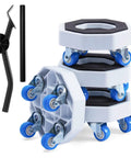 Heavy Duty Furniture Movers And Hex Sliders With Roller Wheels No Sweat Moving Tool Set for Couches and Chairs.