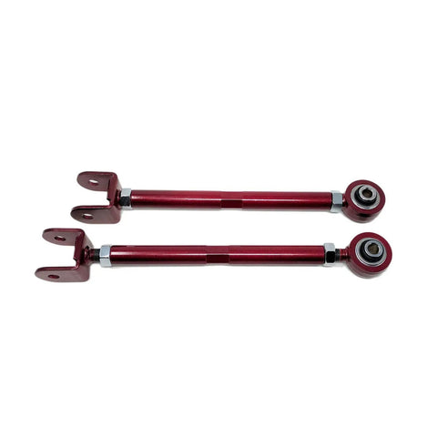 Adjustable Rear Traction Arms for Lexus GS300 GS400 GS430 S160 1998-2005 Set of 2 Beefy Heavy-Duty Steel Alloy with Corrosion-Resistant Finish for Easy Installation and Precise Suspension Geometry, red steel set