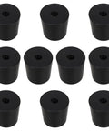 Go To Heavy Duty Black Rubber Door Stopper For Wall And Floor Mount Quiet Door Closing Anti Collision Protector