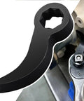 Pry Bar Wrench Adapter For 1/2 Inch Drive - Crowbar Adapter Head Fits 1/2 Inch Ratchets, shown with 1045 carbon steel construction.