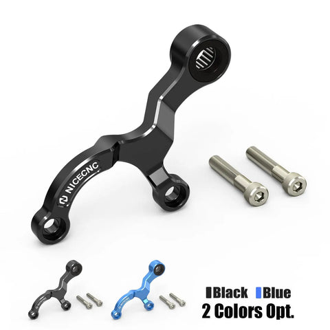 Black and blue Gear Shift Stabilizer For Yamaha Tenere 700 MT-07 Pro Riders Upgrade To Prevent Mis Shifts And False Neutrals
