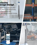 Oil Vacuum Extractor For Cars, 9L Capacity With Pneumatic And Manual Modes, 51 Inch Tube, in garage setup