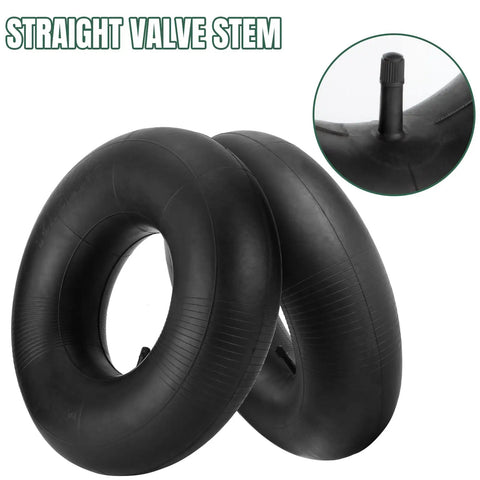 Heavy Duty 15x6.00-6 Inner Tubes Two Pack With Straight Valve Stem for Lawn Mowers Snow Blowers Riding Mowers ATVs Golf Carts