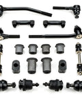 Heavy Duty Steering Tie Rod End Suspension Kit For Buick Electra Skylark Wildcat 1969 1970 detailed view of components including rods and bushings.