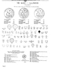 Guide To American Watch Movements With Detailed Diagrams And Parts For Elgin Hamilton Illinois Waltham Bulova And More A Handy Reference