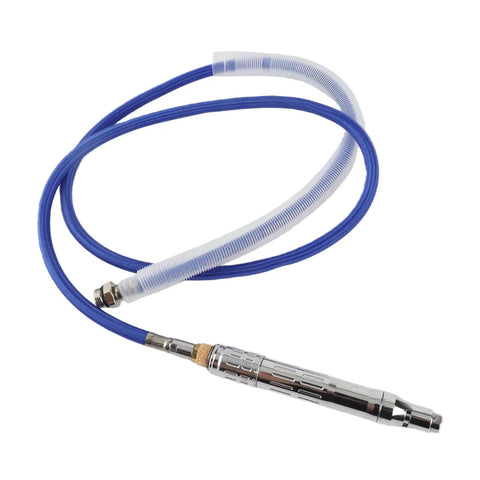Built Tough Air Driven Die Grinder Kit Featuring 70000Rpm Torque And Rock Solid Precision Tuning For Smooth Zero Shake Polishing Engraving and Rapid Material Removal with flexible blue hose.