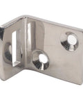 Heavy Duty Marine Grade 316 Stainless Steel Door Holder Catch With Rubber Bumper to Stop Slamming Noise and Keep Your RV or Yacht Door Securely Locked In Place Without Rusting In Saltwater Conditions.