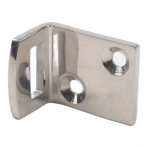 Heavy Duty Marine Grade 316 Stainless Steel Door Holder Catch With Rubber Bumper to Stop Slamming Noise and Keep Your RV or Yacht Door Securely Locked In Place Without Rusting In Saltwater Conditions.