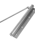 Stainless Steel Automatic Door Closer For Home Use With Smooth Auto Close User Friendly Design And Easy Install For Residential Doors Heavy Duty Metal Construction Delivers Quiet Reliable Door Closure