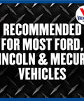 Mercon V Automatic Transmission Fluid Conventional Formula Delivers Kickass Smooth Shifting And Heavy Duty Anti Shudder Protection Built Tough For Long Term Reliability Case Of Six One Quart Bottles recommended for Ford, Lincoln and Mercury vehicles.