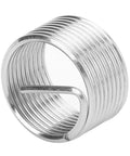 Super Heavy Duty 10 Piece Stainless Steel Wire Thread Inserts M18x1.5 For Damaged Hole Repair Kit With Precise Drill Bit Installation Tool stainless steel insert