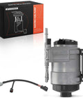 Top Tier Fuel Pump And Filter Assembly For Ford 6.0L Power Stroke Diesel showing electric fuel pump with connector and packaging.