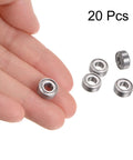 Person holding MR104ZZ Deep Groove Ball Bearing 4x10x4mm Chrome Steel Double Shielded, with 20 pieces visible.