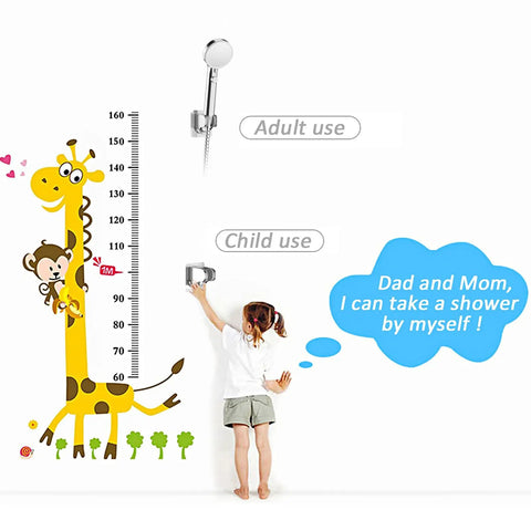 Stick On Shower Head Mount With Adjustable Swivel For RV And Bathroom Easy Install Self Adhesive Strong Grip Universal ABS Chrome Bracket Handheld Wand Holder