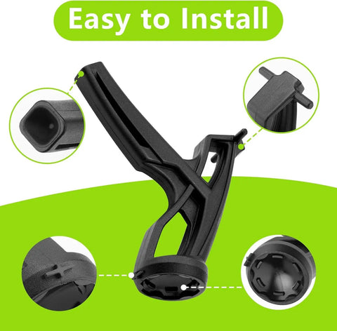 Quick Release Football Helmet Chin Strap Stabilizer Tool Set For Friday Night Helmets With Quick Grab Lever, black installation component.