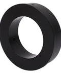 Aluminum 76mm To 50mm Stereo Microscope Camera Adapter Ring For 120X 180X 300X Monocular C Mount Lens Video Microscope Converter, black aluminum ring