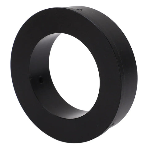 Aluminum 76mm To 50mm Stereo Microscope Camera Adapter Ring For 120X 180X 300X Monocular C Mount Lens Video Microscope Converter, black aluminum ring