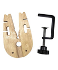 Heavy Duty Wood And Alloy Jewelry Fixture Bench Desktop Workholding Device Makes Goldsmith Clamping Dead Simple A Total Game Changer For Studio Crafters And Mobile Jewelers Needing Rock Solid Reliability Daily main clamp plate and support bracket.
