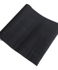 Straight Up Slick Black PVC Peel And Stick Contact Paper For Kitchen Counters Dining Tables And Cabinets Self Adhesive Removable Vinyl Wrap Clean Sweep Finish, flat roll displayed.