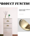 Retro Iron Cabinet Handle Set 10 Pieces 81x35mm Brushed Antique Bronze Drawer Pulls On White Cabinet
