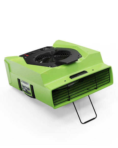950 CFM Air Mover For Carpets Walls And Plumbing, Compact Stackable Commercial Blower Fan With 1.8 Amps Draw, On Board GFCI, Circuit Breaker Protection, Daisy Chain Up To 8 Fans, LCD Hour Meter, 10 Year Warranty