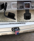2 Inch Hitch Cover Tube Plug For 2 Inch Receivers Class 3 4 5 installation steps on vehicle