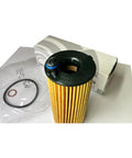 BMW Engine Oil Filter Element OEM Replacement 11 42 8 575 211 Genuine Part For Your Vehicle, showcasing oil filter with packaging.