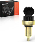 Engine Coolant Temperature Sensor Compatible With Mercedes-Benz C Class C300 C350 C63 Cls Clk Models Oem Replacement close-up view with connector.