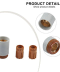 Pro Grade Swirl Ring And Retaining Cap Plasma Cutting Consumables Kit for PMX 1000 1250 1650 RT60 RT80 80A, polymer and copper parts