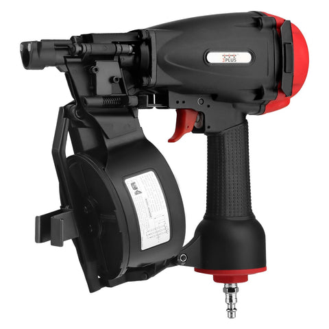 Coil Roofing Nailer For Three Quarters Inch To One And Three Quarters Inch Nails, Pneumatic Roof Nail Gun With Quick Shingle Guide