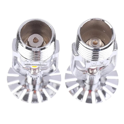 One Piece Hidden Pendent Fire Sprinkler Built Tough For A Slick Drop Fit Install And Reliable Fifty Seven Degree Heat Activation On Every Fire Extinguishing Setup You Got, chrome finish.