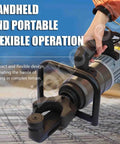 Hydraulic Rebar Bender And Straightener For 8-36 Mm Steel Bars Fast Mid Low Carbon Construction Tools 90-135 Degree Bend Angles handheld operation