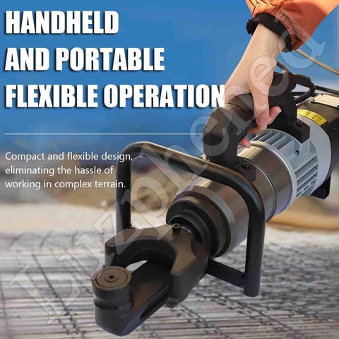 Hydraulic Rebar Bender And Straightener For 8-36 Mm Steel Bars Fast Mid Low Carbon Construction Tools 90-135 Degree Bend Angles handheld operation