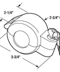 Diagram of S 4180 Door Knob Lock Out Device Keeps People From Turning The Knob And Accessing The Keyhole For Rentals Evictions