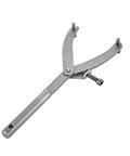 Adjustable Locking Spanner Wrench For Clutch Removal On Scooters And Motorcycles Pro Grade Heavy Duty Tool with metal jaw and pins