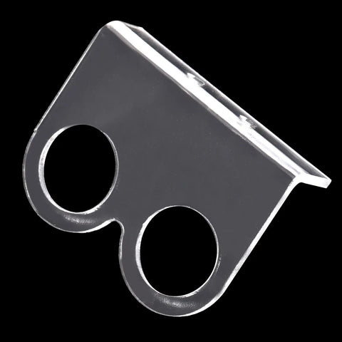 10 Pack Ultrasonic Sensor Mounting Brackets For Distance Sensor Modules With Screws And Nuts Transparent Clear Mounting Kit