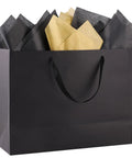 3 Pack Extra Large Black Gift Bags With Handles Includes 9 Tissue Papers 16 By 6 By 12 Inches Perfect For Mens Birthday Parties Weddings
