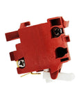 Boss Level Angle Grinder Switch Replacement Compatible With Bosch Gws7-125 Pws 6-115, bright red plastic housing.