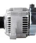 Heavy Duty Replacement Alternator For Toyota Camry 2.2L 1997-2001 Solara 2.2L 1999-2001 L4 Gas 90 Amp side view with durable metal housing.