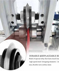 Close-up of Portable Hand Crank Wire Stripping Machine For Copper Cable Scrap Recovery showing durable replaceable blade and mechanism.