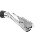 Easy Step Zinc Alloy Door Stopper With Silent Anti Collision And Solid Grip Spring Loaded Kickdown Door Holder, side view